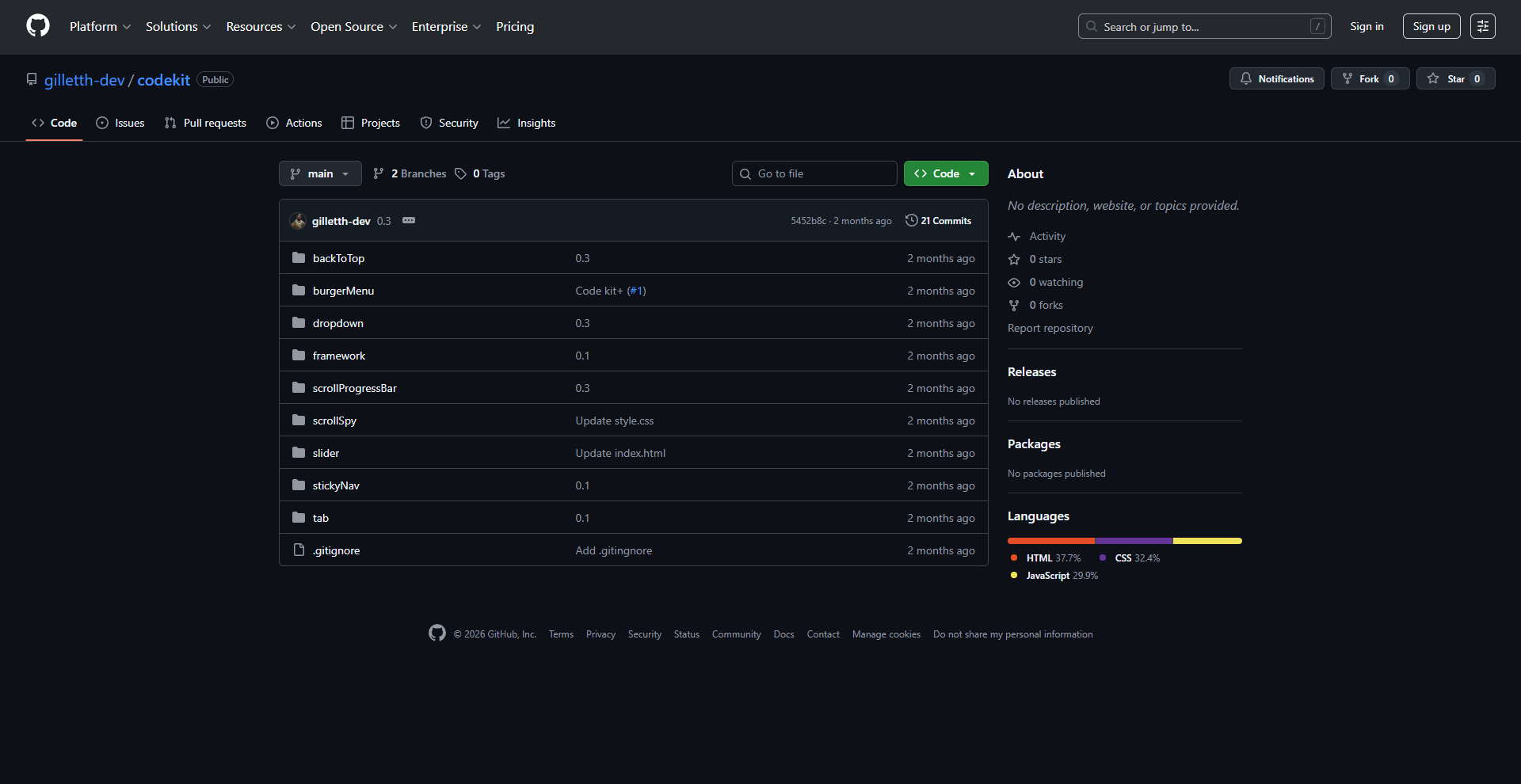 Dossier disponible sur Github