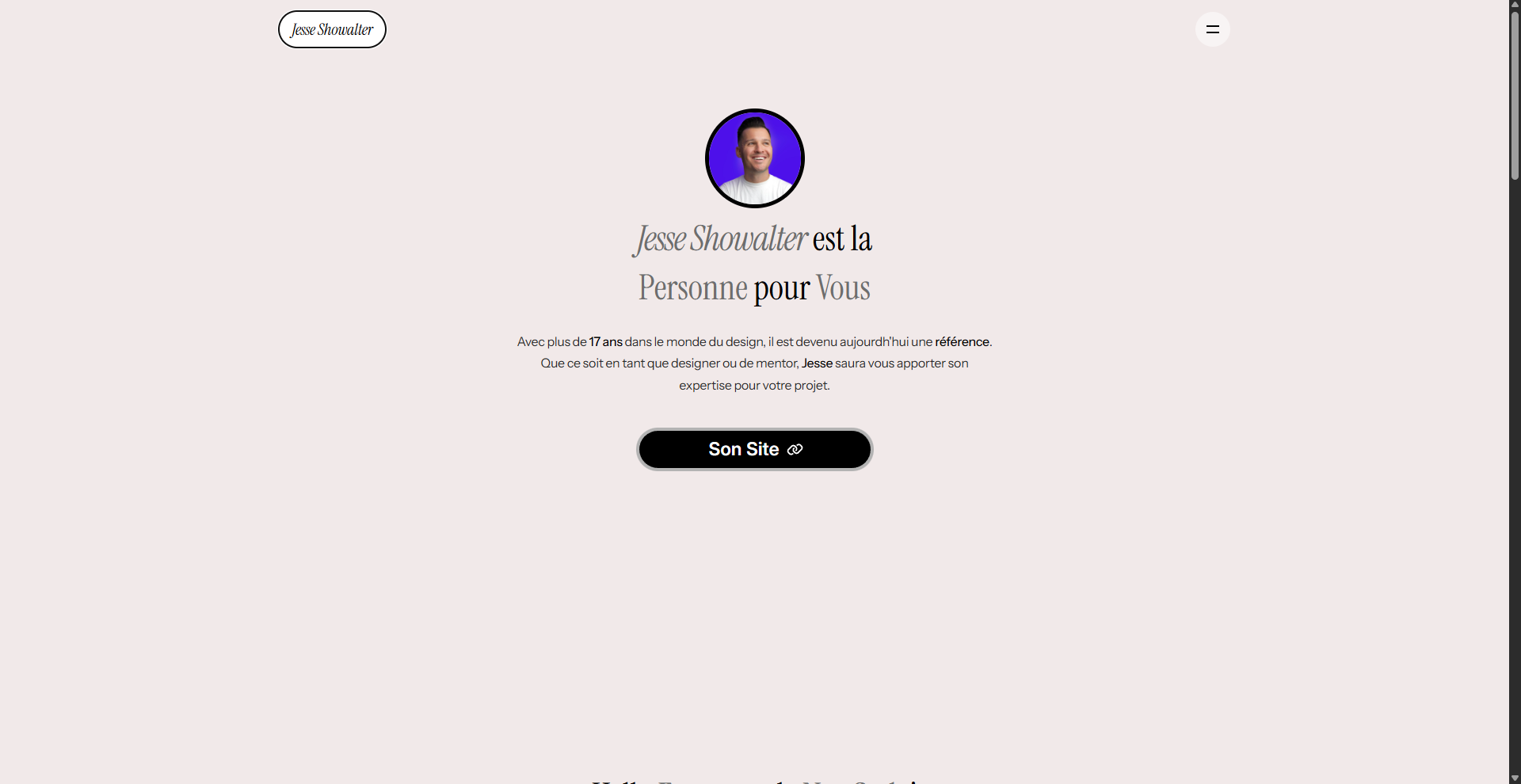 Home page du site
