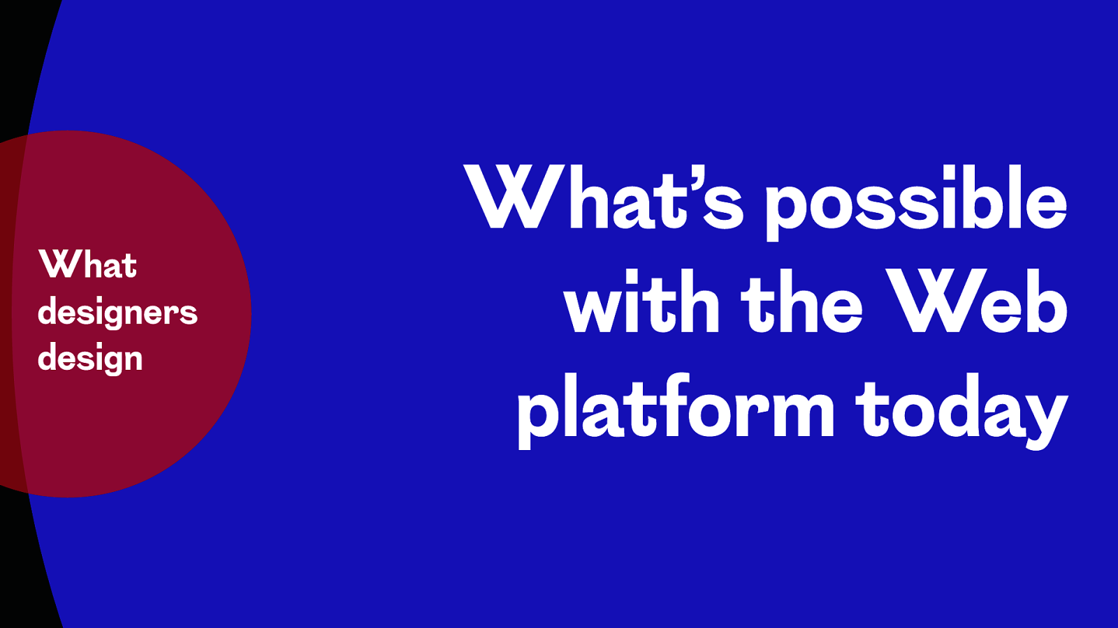 possibilities in web